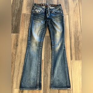Rock Revival Dark Blue Flare Jeans